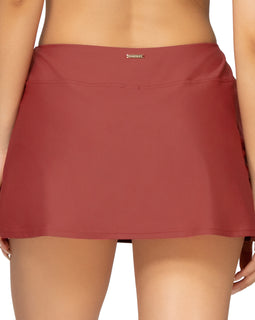 Sporty Swim Skirt Tuscan Red