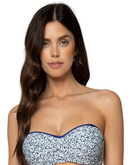 Iconic Twist Bandeau Forget Me Not