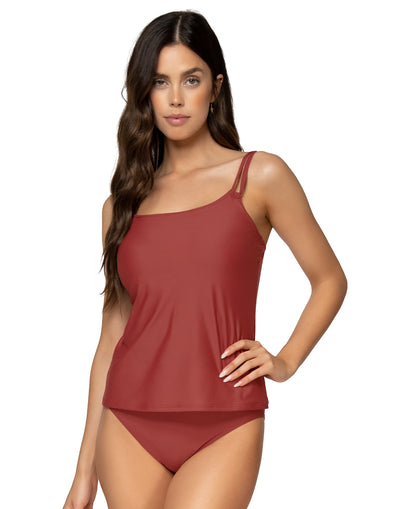 Taylor Tankini Tuscan Red – Barely Visible Bikinis