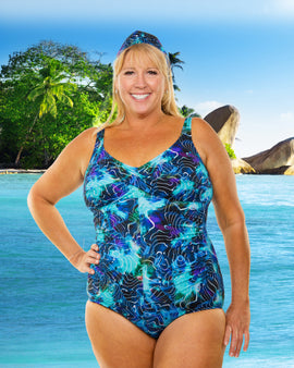 NEW Twist Bra Mio Electric Ocean