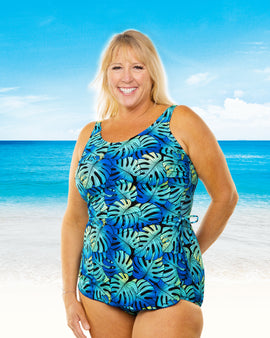 Classic Sarong Front Indigo Isle