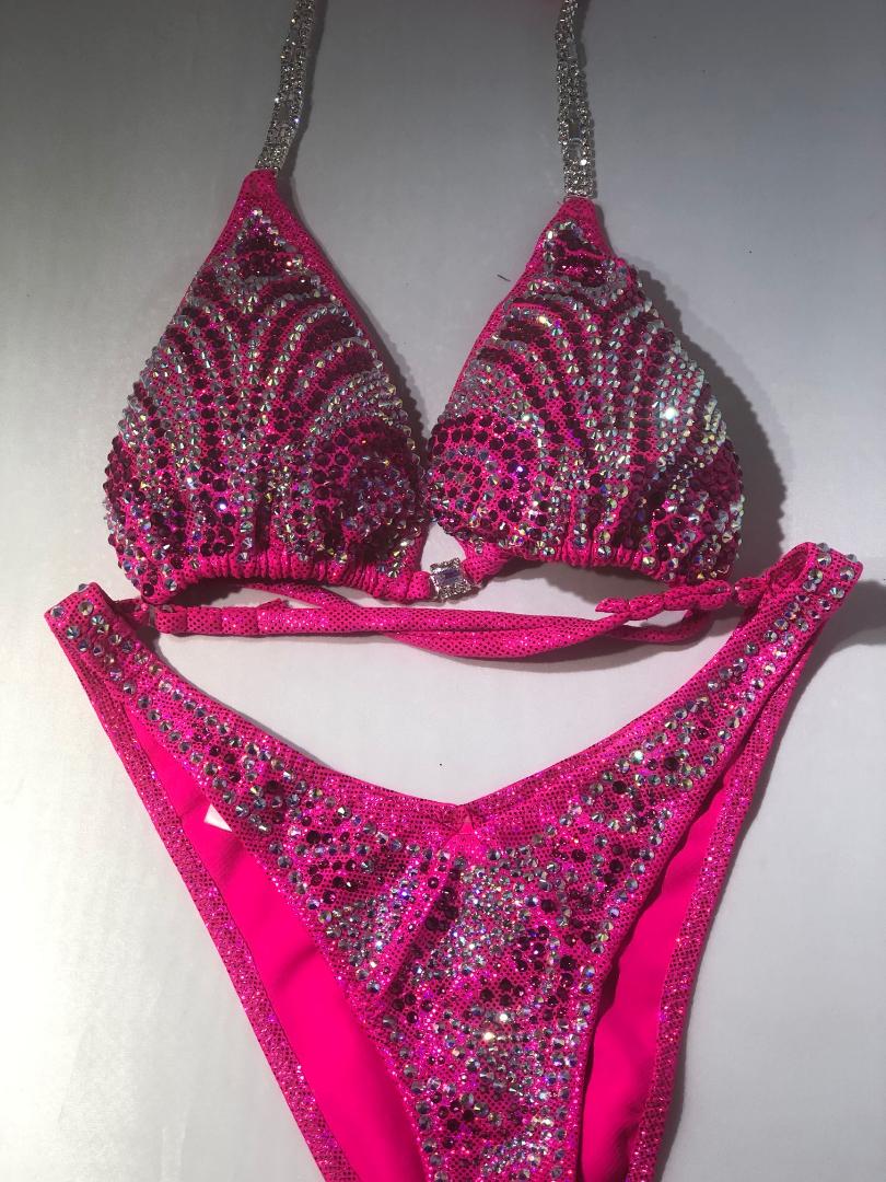 Hottest Pink Figure Competition suit IFBB NPC womens Hottest Pink Figure Competition suit IFBB NPC womens