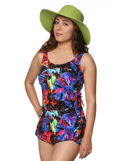 T.H.E. Mastectomy One-Piece w/ Skirt- Color 755